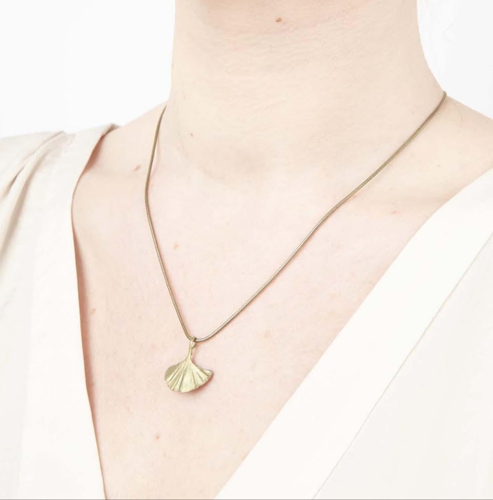 Michael Michaud - Ginko Pendant Single Leaf